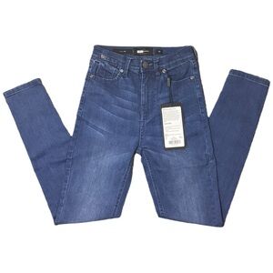 NWT Barbell Apparel Women’s Mom Fit High Rise Dark Indigo Jeans Size 23